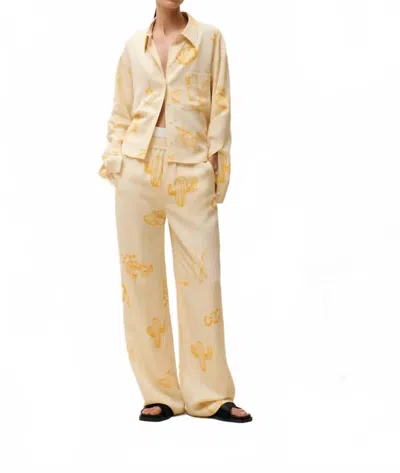 Closed Winona Wide Leg Pants In Dune Beige In Gold