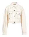 Closed Contrast-stitching Denim Jacket In White