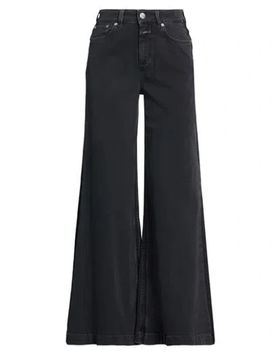 Closed Woman Jeans Black Size 25w-30l Cotton, Elastomultiester, Elastane