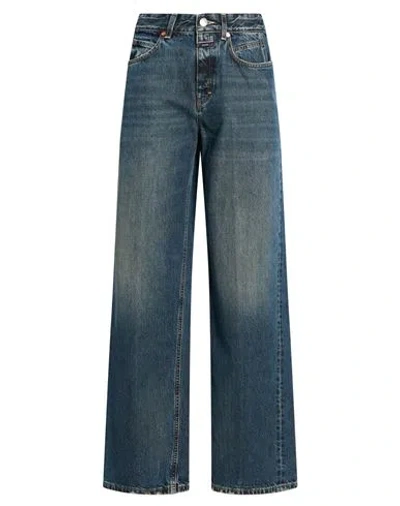 Closed Woman Jeans Blue Size 25w-32l Recycled Cotton