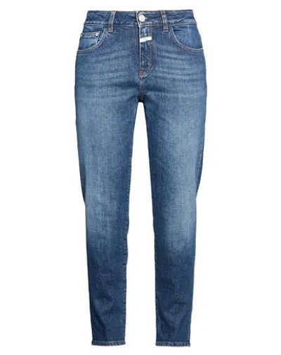 Closed Woman Jeans Blue Size 29 Cotton, Elastane