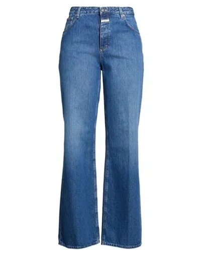 Closed Woman Jeans Blue Size 30w-32l Cotton, Recycled Cotton