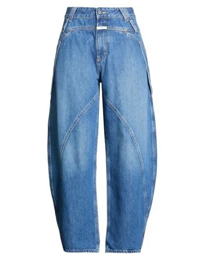 Closed Woman Jeans Blue Size 32w-32l Cotton, Recycled Cotton