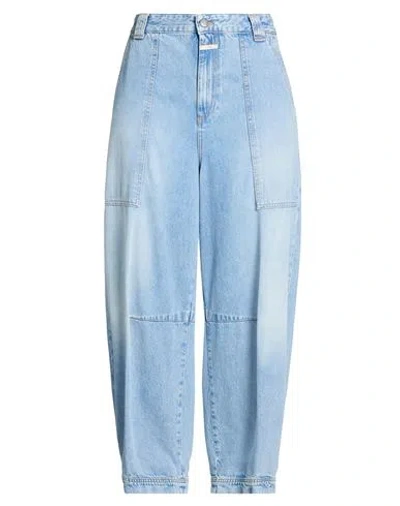 Closed Woman Jeans Blue Size 34 Cotton, Recycled Cotton