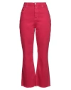 Closed Woman Jeans Fuchsia Size 27 Organic Cotton, Elastane In Pink
