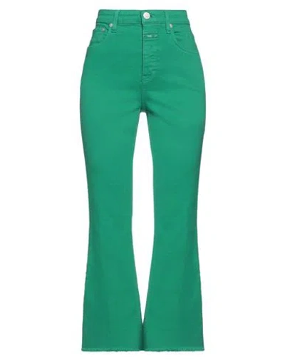 Closed Woman Jeans Green Size 25 Organic Cotton, Elastane