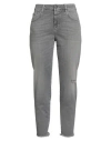 Closed Woman Jeans Grey Size 31 Cotton, Elastane In Gray