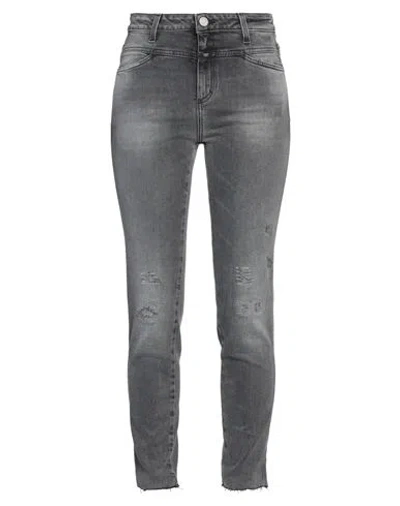 Closed Woman Jeans Grey Size 28 Organic Cotton, Elastane