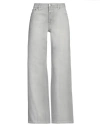 Closed Woman Jeans Light Grey Size 26 Cotton, Recycled Cotton In Grey
