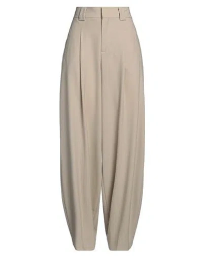 Closed Woman Pants Beige Size 26 Polyester, Virgin Wool, Elastane