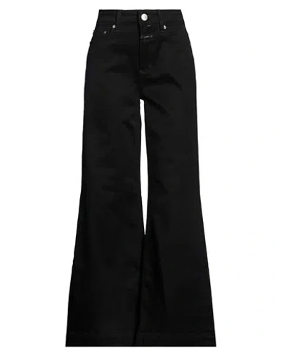 Closed Woman Pants Black Size 26w-30l Cotton, Elastane