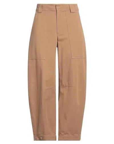 Closed Woman Pants Camel Size 27 Cotton In Beige