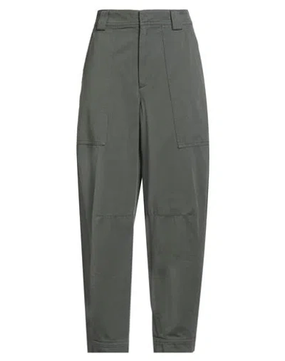 Closed Woman Pants Military Green Size 27 Cotton