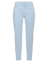 Closed Woman Pants Sky Blue Size 28 Organic Cotton, Tencel Lyocell, Cotton, Elastane