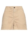 Closed Woman Shorts & Bermuda Shorts Sand Size 26 Organic Cotton, Cotton, Elastane In Beige
