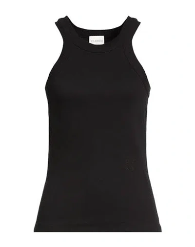 Closed Woman Tank Top Black Size M Organic Cotton, Elastane