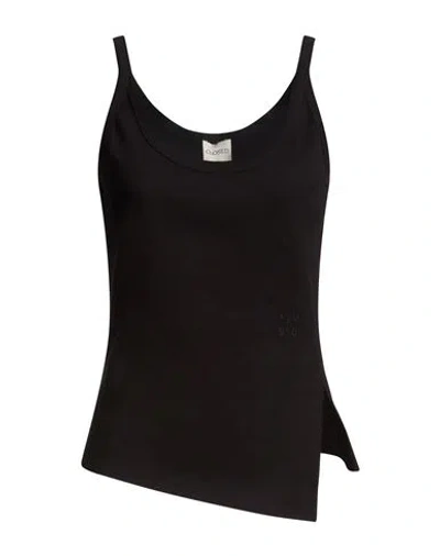 Closed Woman Tank Top Black Size Xs Organic Cotton, Elastane