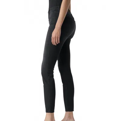 Closed Women's A Better Blue Skinny Pusher Jeans In Dark Grey In Black