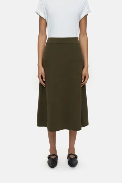 Closed Women's A-line Knitted Skirt In Green