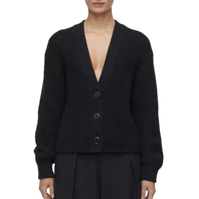 Closed Women's Alpaca Mix Cardigan In Black