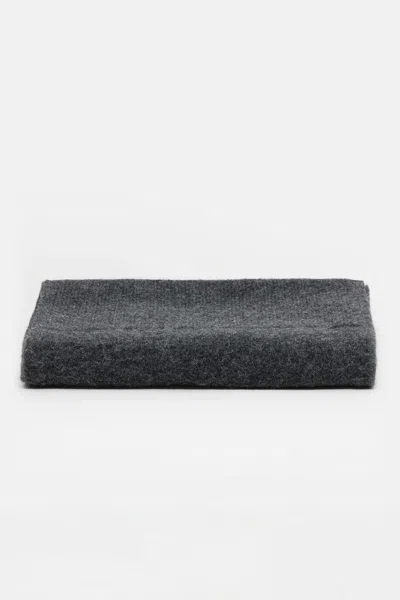 Closed Women's Alpaca Wool Blend Scarf In Dark Grey Melange