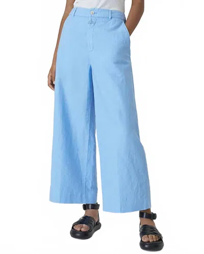 Closed Women's Barton Cotton & Linen Pants In Blue Morning Sky