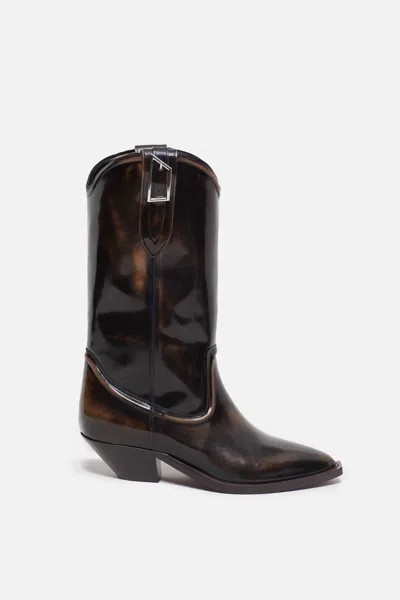 Closed Women's Cowboy Boot In Irish Coffee In Brown