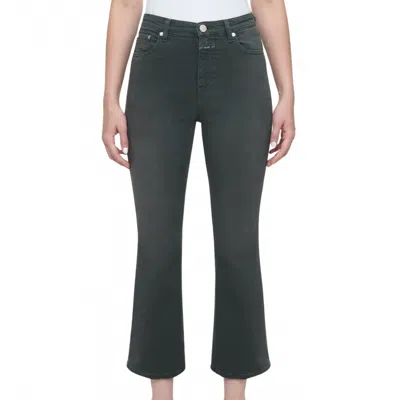 Closed Women's High Sun Jean In Pine Green In Black