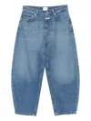 Closed Denim Trousers With Belt Loops In Blue