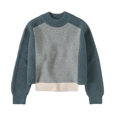 Closed Women's Long Sleeve Mock Neck Sweater In Pini Green