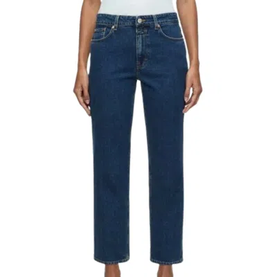 Closed Women's Milo Straight Jean In Dark Blue