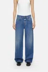 Closed Women's Nikka Wide Jeans In Mid Blue In Blue