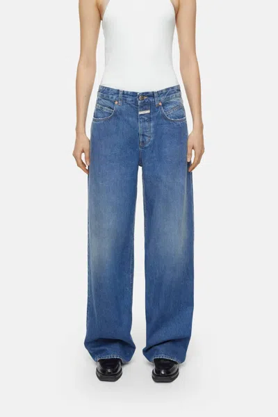 Closed Women's Nikka Wide Jeans In Mid Blue