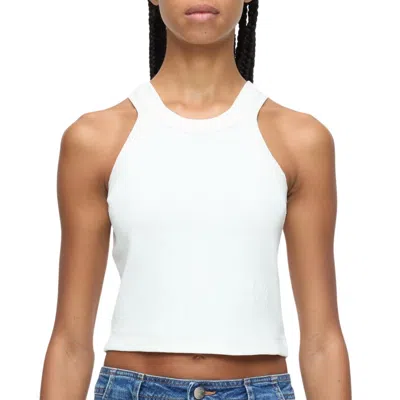 Closed Women's Racer Top In Ivory In White