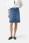 Closed Women's Stover X Skirt In Mid Blue In Blue