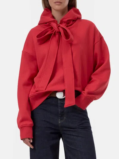 Closed Women's Top In Red