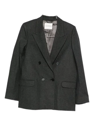CLOSED CLOSED WOOL BLEND DOUBLE-BREASTED JACKET