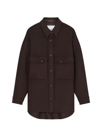 CLOSED Closed Wool Blend Oversized Shirt