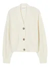 Closed Wool Blend V-necked Cardigan In Neutral