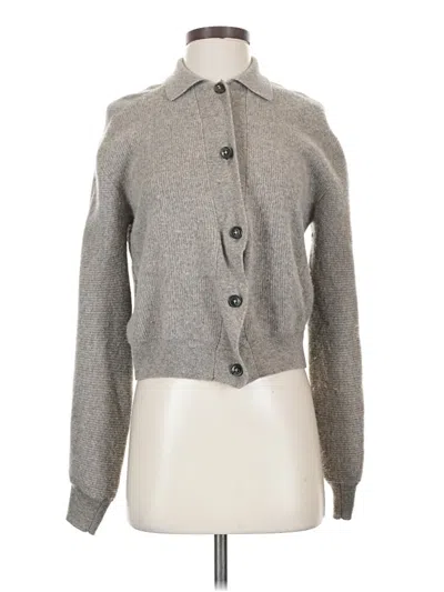 Pre-owned Closed Wool Cardigan Sweater In Brown