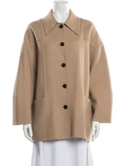 Pre-owned Closed Wool Coat In Brown