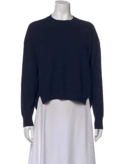 Pre-owned Closed Wool Crew Neck Sweater In Blue