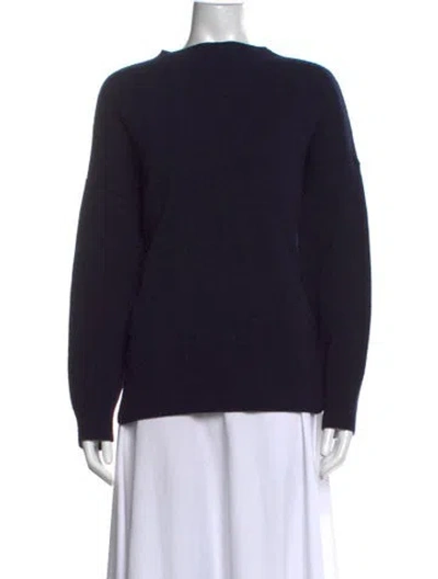 Pre-owned Closed Wool Crew Neck Sweater In Blue