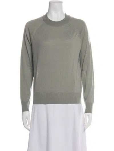 Pre-owned Closed Wool Crew Neck Sweatshirt In Green