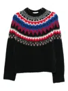 Closed Wool Crewneck Jumper In Multi