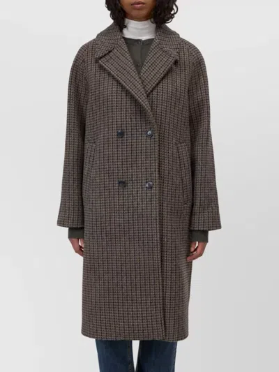 Closed Wool Fitted Jacket In Gray