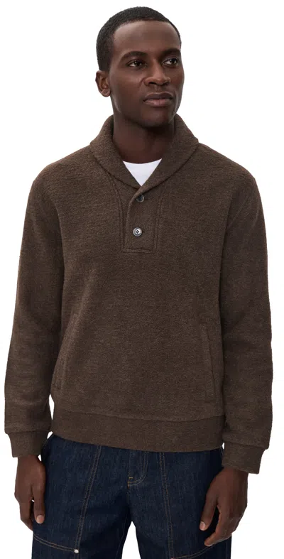 Closed Wool Fleece Sweatshirt Espresso Brown