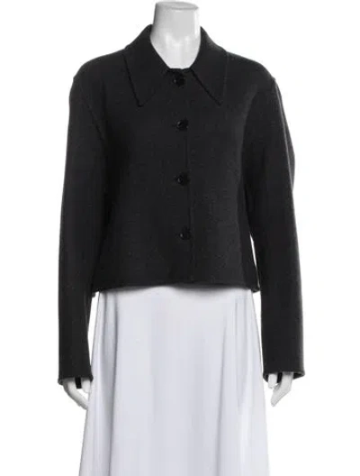 Pre-owned Closed Wool Jacket In Gray