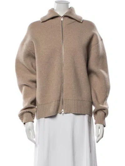 Pre-owned Closed Wool Jacket In Neutrals