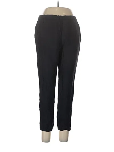 Pre-owned Closed Wool Pants In Black